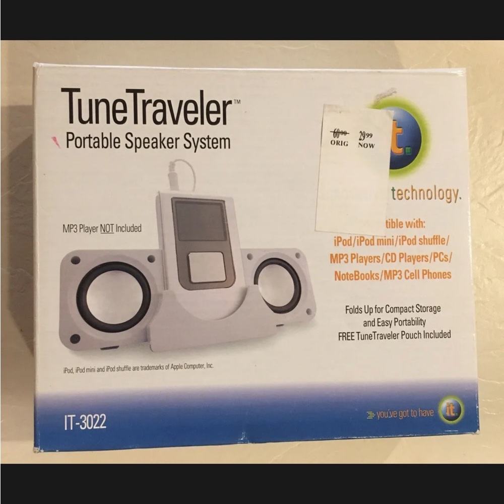 Innovative Technology TuneTraveler Portable Speaker System